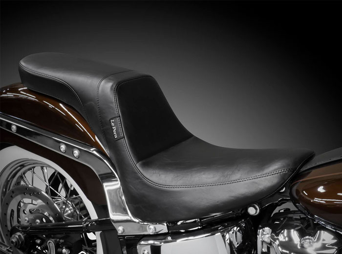 Le Pera Daytona 2 Up Smooth Seat For Harley Davidson 2018 2023 Softail