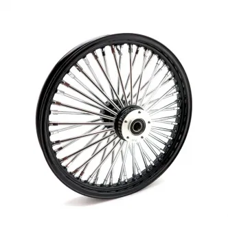 Doss Radial 48 Fat Spoke 2.15 X 19 Dual Flange TUV Front Wheel In Black (ARM809795)