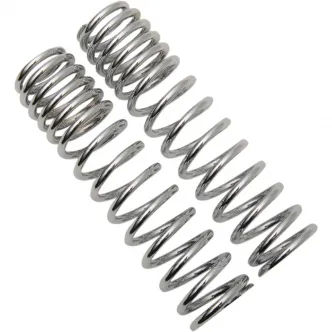 Progressive Suspension Heavy Duty Rate 105-150 PSI Replacement Shock Springs in Chrome Finish For 412 Series (03-1368C)