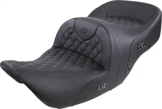 Saddlemen Heated Roadsofa Lattice Stitched Seat For Honda 2001-2010 GL1800 Goldwing Models (H01-07-182HCT)