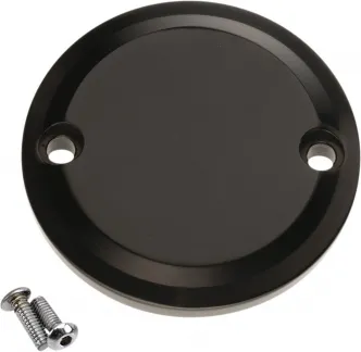 Joker Machine Finned Smooth Black Timing Cover For M8 Models (02-971-1)