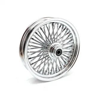 Doss Radial 48 Fat Spoke 2.15 X 19 Single Flange TUV Front Wheel In Chrome (ARM909795)