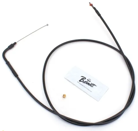 Barnett Standard Length Idle Cable 32 Inch Outer Cable Length in Stealth Black Finish For 1996-2021 CV Carb/Injection (Excluding Cruise Control & Electronic Throttle) Models (131-30-40015)