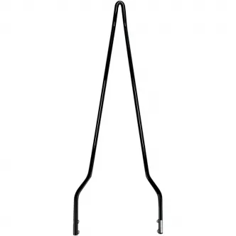 Cycle Visions 30 Inch x 11 Inch Old School Stick Sissy Bar in Black Powder Coated Finish (CV-8026B)