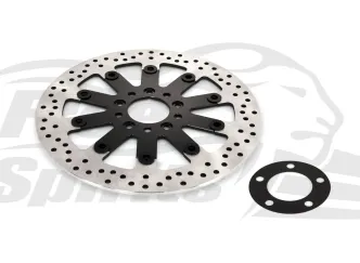 Free Spirits OEM Replacement Rear Brake Rotor 300mm With Pads For Brembo Kits For Harley Davidson XG Street Models (205504HK)