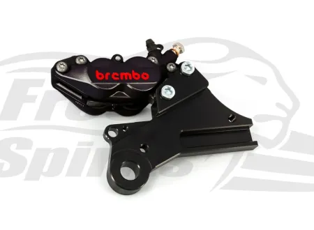 Free Spirits Rear 4 Piston Brake Caliper In Black For Triumph Trident 660 Models (305315K)