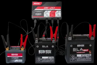 BS Battery SMART Bank Battery Charger and Maintainer with Reconditioning Function BK20 12V 3X2A (700547)