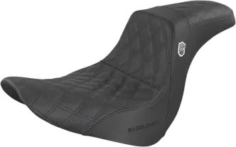 Saddlemen SDC Performance Gripper 2-Up Seat in Black For 2018-2023 Softail Low Rider & Sport Glide Models (SC81829DB)