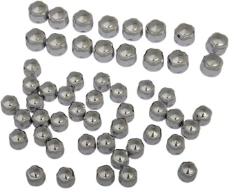 Ciro Diamond Crown Bolt Cap Set Of 10 in Chrome Finish For 2017-2023 M8 Models (70021)