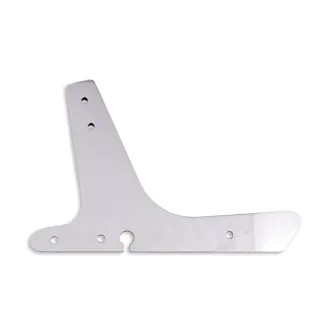 DOSS Rigid Mount Sissy Bar Side Plates in Chrome Finish For 2004-2021 XL Sportster (Excluding 2014-2019 1200T, 2017-2021 XL1200CX) Models (ARM111309)