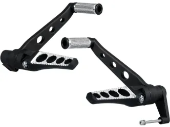 Thunderbike Drilled Forward Control Kit in Black Finish For 2002-2011 V-Rod Models (31-73-092)