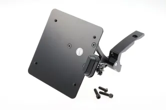 Cult Werk Side Mount License Plate Bracket Kit In Black Netherlands 210mm X 140mm Powder Coated For Harley Davidson 2019-2020 FXDRS 114 Models (HD-BRO059-NL)