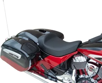 Drag Specialties Smooth Vinyl Solo Seat For Indian 2014-2024 Chief, Chieftain, Roadmaster, Springfield & Super Chief Models (0810-2265)