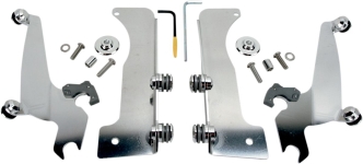 Memphis Shades No-Tool Trigger-Lock Mounting Kit For Memphis Sportshield In Polished Finish For Yamaha Models (MEK1950)