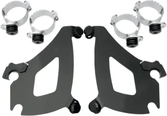 Memphis Shades Bullet Fairing Trigger Lock Mounting Kit in Black Finish For Honda Models (MEK1963)