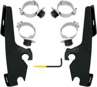 Memphis Shades Fats/Slim Trigger-lock Kit In Black Finish For Honda Models (MEB1960)