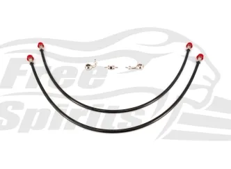 Free Spirits Rear Braided Brake Line For Indian Scout Models Without ABS (105003)