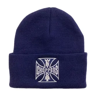 West Coast Choppers OG Roll-up Beanie Navy (ARM037649)