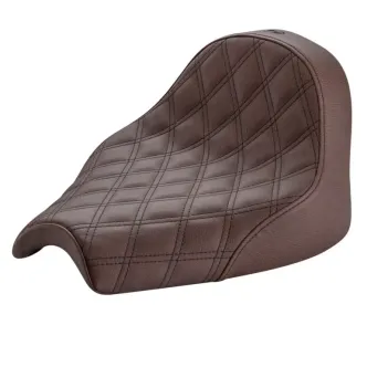 Saddlemen Renegade Lattice Stitched Solo Seat In Brown For Indian 2022-2024 Chief Models (I21-04-002BLS)