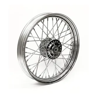 Doss 2.50 X 19 Front Wheel 40 Spokes Chrome For Harley Davidson 78-83 FXR/FX/XL Models (ARM184875)