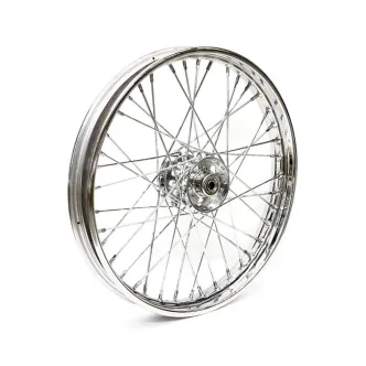 Doss 2.15 X 21 Front Wheel 40 Spokes Chrome For Harley Davidson 67-72 FL Models (ARM584875)