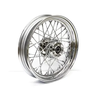 Doss 3.00 X 16 Front Wheel 40 Spokes Chrome For Harley Davidson 07-17 FLST/C/F/N (no ABS) Models (ARM205875)