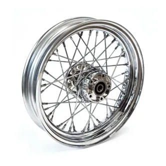 Doss 3.00 X 16 Front Wheel 40 Spokes Chrome For Harley Davidson 2000-2006 Softail Models  (ARM305875)