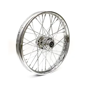 Doss 2.15 X 21 Front Wheel 40 Spokes Chrome For Harley Davidson 2000-2007 FXST/S/B/D, FLSTC/S, FXDWG Models (ARM325875)