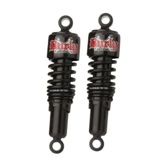 Burly Brand 10.5 Inch Slammer Shocks In Black For Honda 2021-2024 Rebel CMX1100 Models (B28-1208B)