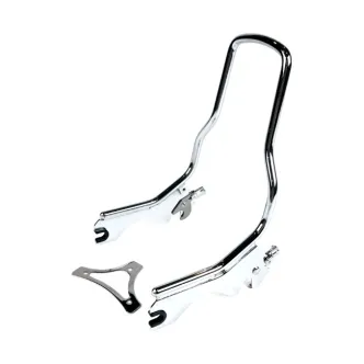 Doss 8.5 Inch Upright Sissy Bar Kit In Chrome For Harley Davidson 2018-2020 FLFB Fat Boy, 2020-2023 FLFBS Fat Boy S, 2018-2020 FXBR Breakout, 2018-2022 FXBRS Breakout & 2023 FXBR Breakout Models (ARM060775)