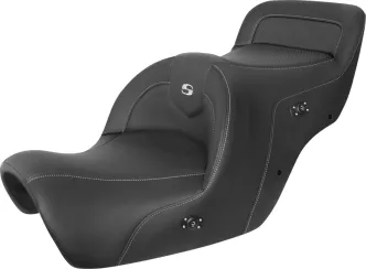 Saddlemen Heated Roadsofa Carbon Fiber Seat For Honda 1988-2000 GL1500 Goldwing Models (H88-07-185HCT)