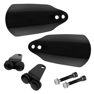 Memphis Shades Black Hand Guards For Harley Davidson 2021-2023 FLHX Street Glide / Special Models (MEB7226)