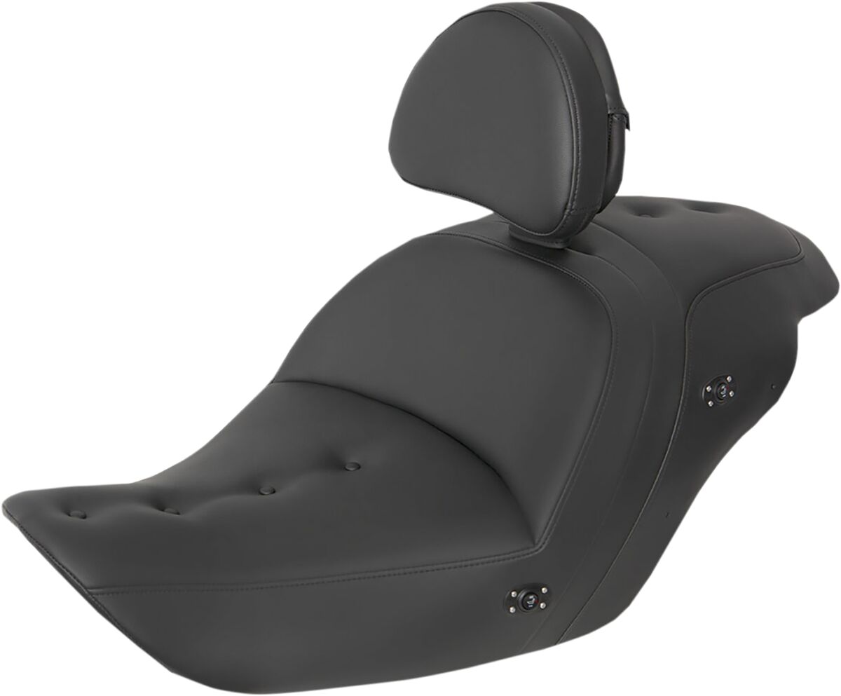 Saddlemen Heated Roadsofa Pillow Top Seat With Drivers Backrest For ...