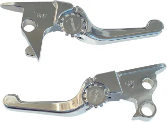 PSR Anthem Shorty Lever Set in Chrome Finish For 2015-2017 FLS/FXSB Softail Models (12-01656-20)