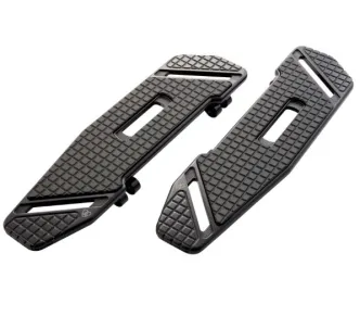 Arlen Ness SpeedLiner Driver Floorboards In Black For Harley Davidson 1986-2017 Softail, 2012-2016 Dyna FLD Switchback, 1983-2023 Touring & 2009-2023 Trike Models (410-020)