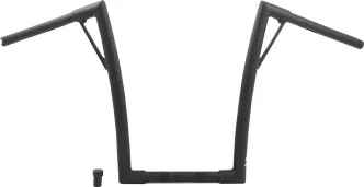 Burly Brand 16 Inch King Louie Ape Hangers In Matt Black For 1982-2024 Harley Davidson Including E-Throttle Models (B12-7008TB)