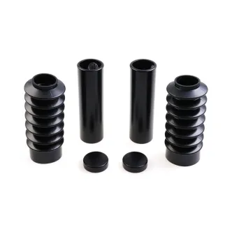 Cult Werk 6 Piece Fork Tube Cover Kit Long Version in Gloss Black Finish For Harley Davidson 2022-2023 Nightster RH975 Models (HD-NSR017)