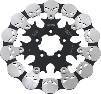 Galfer Front Floating Skull Brake Disc For Harley Davidson 2000-2013 Sportster, 2000-2007 Touring, 2000-2005 Dyna & 2000-2014 Softail Models (DF680FRH)