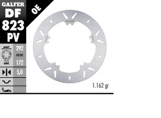 Galfer Front Fixed Round Brake Disc For Harley Davidson 2002-2005 V-Rod Models (DF823PV)