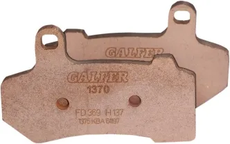 Galfer Sintered Metal Street Compound (1370/1371) Front/Rear Brake Pads For Harley Davidson 2008-2023 Touring & Trike Models (FD369G1370)