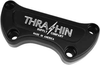 Thrashin Supply Co. Handlebar Top Clamp In Black Finish For Harley Davidson (TSC-2800-4)