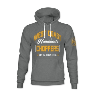 West Coast Choppers Handmade Choppers Hoodie Grey Melange Size XL (ARM648289)