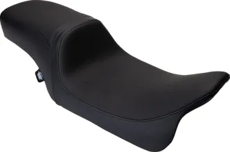 Drag Specialties Performance Predator Smooth Vinyl 2-Up Seat For Harley Davidson 2008-2024 Touring Models (0801-1487)