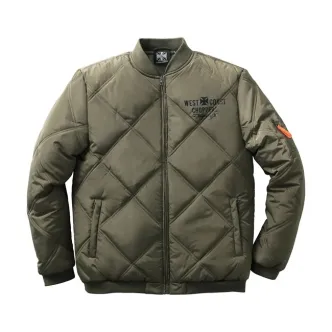  West Coast Choppers Rigid Jacket Olive Size Small (ARM519289)