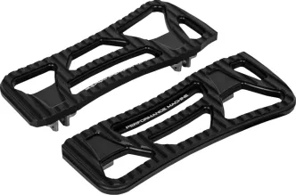 Performance Machine Drifter Rider Floorboards In Black Ops For 1984-2024 Touring, 1984-2017 FLST, FLS & 2012-2016 FLD (0036-1025-SMB)