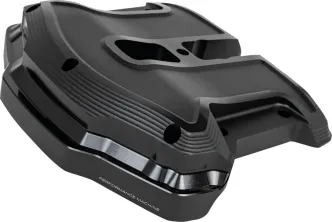 Performance Machine  Race Series Rocker Box Cover In Black Ops Finish For Harley Davidson 2017-2024 Touring & 2018-2024 Softail Models (0177-2084-SMB)