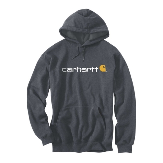 Carhartt Signature Logo Hoodie Carbon Heather Size 2XL (ARM549919)