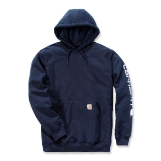 Carhartt Sleeve Logo Hoodie New Navy Size XL (ARM504529)