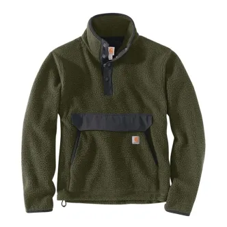 Carhartt Fit Fleece Pullover Basil Heather Size Small (ARM235059)