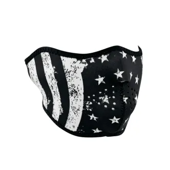 Zan Headgear Half Mask Neoprene White Flag (ARM339969)